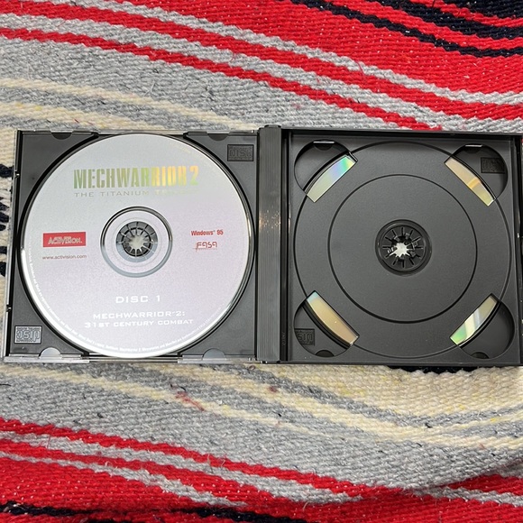 RARE MECHWARRIOR 2 The Titanium Trilogy Activision PC Games (3 Disks) - Picture 3 of 6